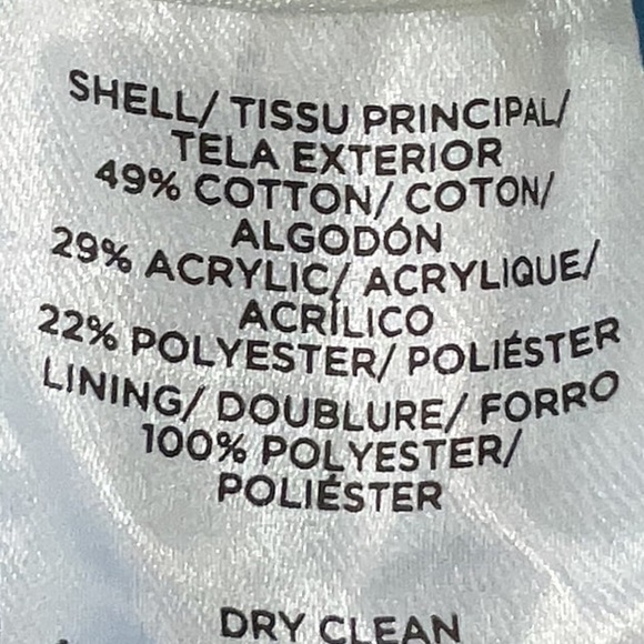 Ann Taylor LOFT White Tweed V-Neck Pocket Sheath Dress Bloggers Favorite Size 00 - Picture 8 of 12